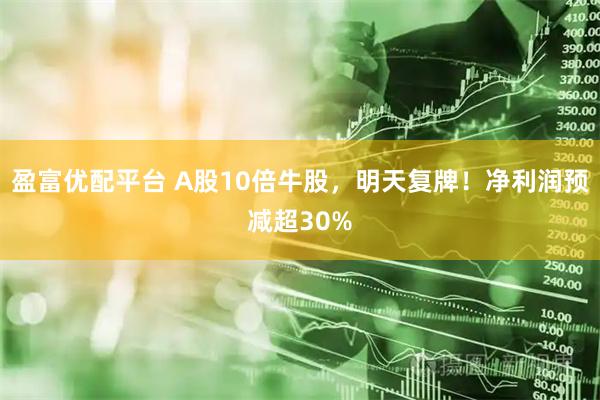 盈富优配平台 A股10倍牛股，明天复牌！净利润预减超30%